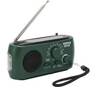 Radio à manivelle Portable Pratique Torche LED Extérieur Multi Bandes AM/FM/SW Solaire Radio Météo à Manivelle
