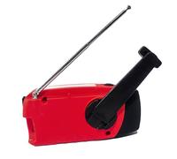 Radio À Manivelle, Poste Solaire 2000mAh avec Batterie Rechargeable, Chargeur de Téléphone Portable, Lampe Torche Multifonction pour Randonnée Camping et Survie