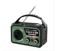 Radio,Aiorber radio d'urgence multibande, 16 000 mAh, alarme SOS, 720 jours en veille, grande capacité pour 183 heures d'utilisation，vert foncé vert foncé