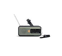 Radio,Aiorber SOS d'urgence, diffusion triple bande,5000mA, lampe de lecture LED, radio multifonction à manivelle, lampe de lecture LED, trois