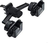 Radio Air Vent Holder,Dual Device Holder with Ball Joint,Metal Hook and Non-Slip Design for pxton Yaesu Motorola Midland Cobra CB Walkie Talkie