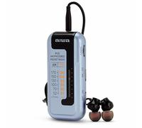 Aiwa R-22SL Mini Radio Portable AM/FM Stéréo Argent