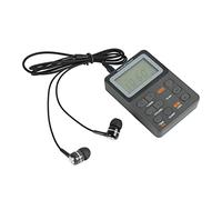 Radio AM FM Portable de Poche, Mini Radio Stéréo Rechargeable avec Puce de Traitement DSP, écouteur, Réception Puissante, de Batterie 500 MAh pour Les Personnes âgées