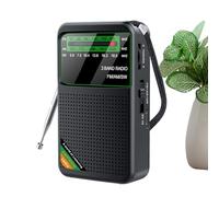 Radio AM FM Portable - Radio Météo NOAA Portable Rechargeable,Multibande avec Prise Casque - Accessoire Camping Survivalisme pour Tempêtes, Tornades et Extérieur