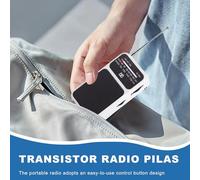 Radio AM/FM | Radio FM AM à Piles | Compact avec Lampe Torche Multifonction Outil de Survie pour Camping Randonnée Activités Extérieures Voyage Accompagnement pour