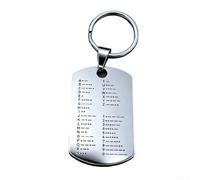 Radio amateur CW - Pièce d'entraînement portable en métal - Outil d'entraînement pour apprenants en code morse - Amélioration des compétences en vague continue et exercices quotidiens (carré argenté)