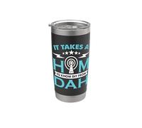 Radio amateur « It Takes A Ham To Know » Gobelet isotherme en acier inoxydable double paroi