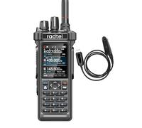 Radio amateur Radtel RT-950 10 W, longue portée, portable, bidirectionnelle, réception AM/FM/SW/MW/LW, GPS/APRS, programmation Bluetooth sans fil, NOAA, analyseur de spectre (avec câble de programmati