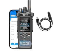Radio Amateur Radtel RT-950 Pro, GPS/APRS, Talkie-walkie 10 W, Radio Portable Longue portée, RX AM/FM/CB/SW/MW/LW, Programmation d'application Bluetooth, NOAA, analyseur de Spectre (avec Prog