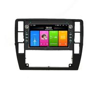 Radio Android 7" avec CarPlay & Android Auto, écran tactile avec Bluetooth, AUX, AM/FM, Mirror Link, navigation GPS pour Passat Sharan Multivan VT5 Seat Alhambra Cordoba lbizall Leon Toledo