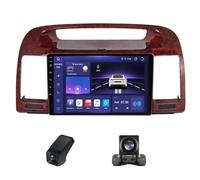 Radio Android 9 Pouces pour Toyota Camry 5 XV 30 2001-2006 - Wireless CarPlay & Android Auto, Navigation GPS Contrôle du Volant FM Radio RDS 4GLTE WiFi DSP + Caméra de Recul(B,M400S)