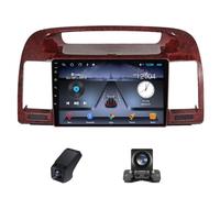 Radio Android 9 Pouces pour Toyota Camry 5 XV 30 2001-2006 - Wireless CarPlay & Android Auto, Navigation GPS Contrôle du Volant FM Radio RDS 4GLTE WiFi DSP + Caméra de Recul(B,M150CP)