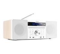Radio Audizio Prato Dab+ Lecteur CD Bluetooth Ecran LCD Fonction Horloge Et Veille Télécommande Blanc Blanc G