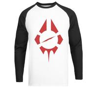 Radio Birdman T-Shirt de Baseball Unisexe Blanc à Manches Noires White Unisex Baseball Tee Black Sleeve T-Shirt