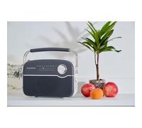 Thomson Radio FM Bluetooth 5.4, batterie rechargeable, secteur ou solaire, grise