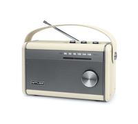 Radio Bluetooth FM portable MUSE M098SC beige design vintage tuner 88-108 MHz port USB prise casque autonomie 10 h