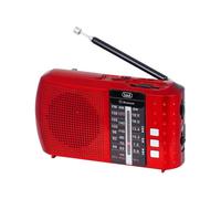 Trevi Radio portable RA7F20BTR – Bluetooth, FM/AM/SW – Rouge