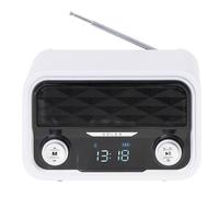 Radio Bluetooth, Tuner FM,Lecture MP3, Port USB et carte SD, Sans Fil, Portable, Adler, AD1185, , Blanc Blanc G
