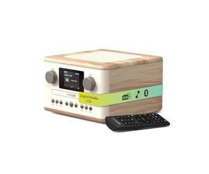 RADIO C/CD DAB+ BT CLASSIC C-D4 COTTON WHITE/OAK