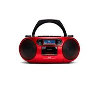 Radio Cassette BBTC-660, CD, MP3, USB, Bluetooth, Couleur rouge