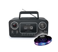 RADIO CASSETTE CD M-182-RDC - Affichage LED - Fonction rép. totale ou partielle -LECTEUR CD - Antenne FM - Lumière OVNI