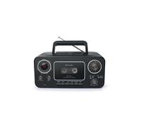 Muse Radio Cassette CD M-182-RDC – Affichage LED, Lecteur cassette, Antenne FM, Répétition