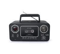 Radio Cassette CD Muse M-182-RDC - Affichage LED - Fonction répétition Totale ou partielle - Lecteur Cassette - Antenne FM