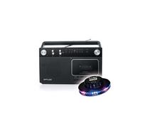 Radio cassette MUSE M-152 RC Noir Radio FM MW Enregistreur cassette