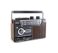 Radio-Cassette USB Look Rétro OLDSOUND Inovalley RK10N - Radio FM/AM/SW, Lecteur enregistreur K7 Audio, Haut-Parleur 1 x 8 Watts