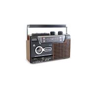 Radio-Cassette USB Look Rétro OLDSOUND Inovalley RK10N - Radio FM/AM/SW, Lecteur enregistreur K7 Audio, Haut-Parleur 1 x 8 Watts