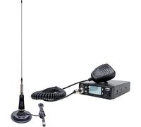 Radio Cb Antenne Escort Hp 9700 Usb Et Cb Led 2000 Avec Socle Magnétique, Alimentation 12V/24V, Prise Allume Cigare Incluse, Asq 5 Niveaux