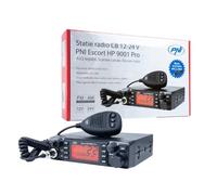 Radio CB PNI Escort HP 9001 Pro ASQ réglable, AM-FM, 12V / 24V, 4W, numérisation, Double Veille, ANL, écran Multicolore