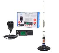 Radio CB PNI Escort HP 9500, ASQ, 12-24V + Antenne CB PNI ML70, 70 cm avec Base magnétique 145 mm Inclus