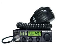 President Radio CB Martin Multistandard 40 canaux AM/FM Roger Beep 4 W 12/24 V écran multicolore