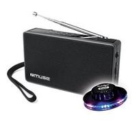 RADIO CD BLUETOOTH M-30-BT - Bluetooth - CD/CD-R/CD-RW/MP3 - FM/MW avec 20+10 stations mémorisables - Lumière OVNI inclus