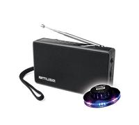 RADIO CD BLUETOOTH M-30-BT - Bluetooth - CD/CD-R/CD-RW/MP3 - FM/MW avec 20+10 stations mémorisables - Lumière OVNI inclus