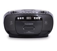 THOMSON RK200CD - Lecteur Radio CD/Cassettes Portable - Noir