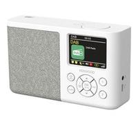 Kenwood Radio portable CR-M33DAB-W – DAB+ Bluetooth, batterie Li‑ION, écran couleur 6,1 cm, blanc