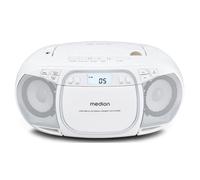 Radio CD - MEDION - FM - 2x2,2W RMS - Blanc