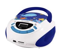 Lecteur CD MP3 Ocean enfant avec port USB - Blanc et bleu METRONIC® Blanc, Bleu, Bleu, Blanc