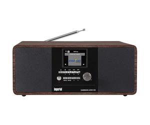Radio CD Multifonctionnelle DAB+ / FM / Internet / Bluetooth DABMAN i200 en Bois Marron
