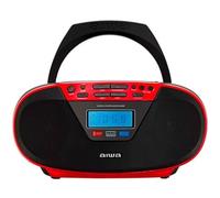 Radio CD Portable - Aiwa - BBTU-400RD - Rouge - 6W - Bluetooth - FM