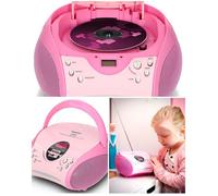 Radio-CD portable - LENCO - SCD-24 - CD/MP3/USB/Bluetooth - Radio FM - Mémoire programmable 20 pistes