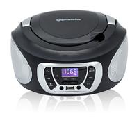 Roadstar Radio CD portable CDR-365U/SL FM PLL MP3 USB AUX Stéréo Noir/Argent