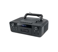 Radio CD stéréo Muse M-182 DB avec lecteur cassette, Bluetooth DAB+/FM Noir