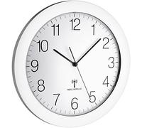 TFA Dostmann Horloge murale 60.3512.02 Radio‑contrôlée Mouvement à balayage silencieux 300 mm Blanc