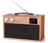 Radio Dab/Dab+ Portable-TANLANIN-DB112-Bluetooth 5.0-Écran LCD - Réveil intégré-Doré