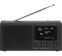 Radio Dab+ Dbt200,Radio Fm Portable Avec Fonctions Réveil,Bt-Streaming,Écran Tft Couleur,Alimentation Via Piles,Prise Casque 3,5 Mm,Coloris Noir