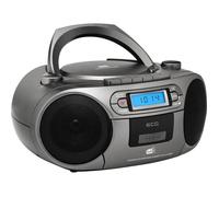 ECG CDR 999 Dab Radio Dab+/FM avec Lecteur CD/Cassette Argenté