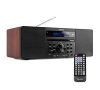 Radio DAB+ et lecteur CD Audizio Prato avec Bluetooth - Noir